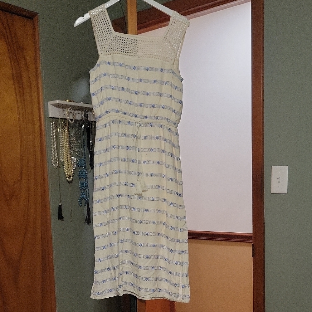 Casual Split Hem Midi Summer Dress